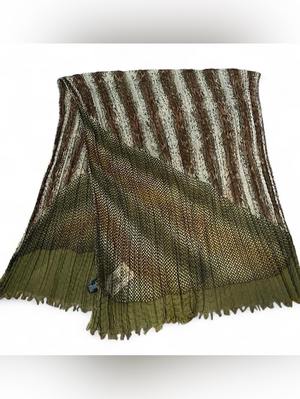 Sheer Textured Scarf - Picture 6 of 8